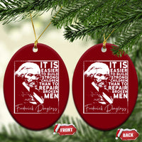 Frederick Douglass Quote Ceramic Ornament Black History Month - Wonder Print Shop
