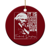 Frederick Douglass Quote Ceramic Ornament Black History Month - Wonder Print Shop
