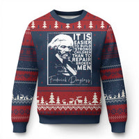 Frederick Douglass Quote Ugly Christmas Sweater Black History Month - Wonder Print Shop