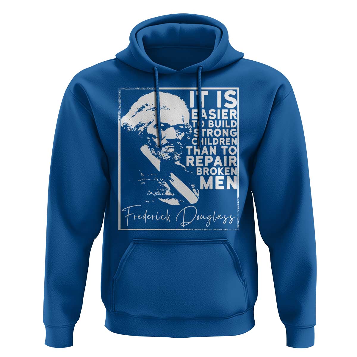 Frederick Douglass Quote Hoodie Black History Month - Wonder Print Shop