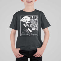 Frederick Douglass Quote T Shirt For Kid Black History Month - Wonder Print Shop
