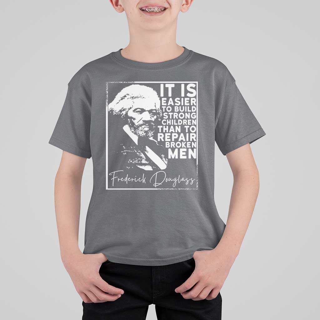Frederick Douglass Quote T Shirt For Kid Black History Month - Wonder Print Shop