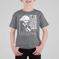 Frederick Douglass Quote T Shirt For Kid Black History Month - Wonder Print Shop