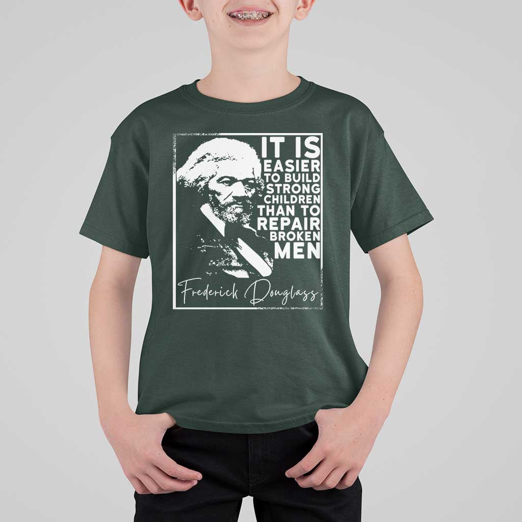Frederick Douglass Quote T Shirt For Kid Black History Month - Wonder Print Shop