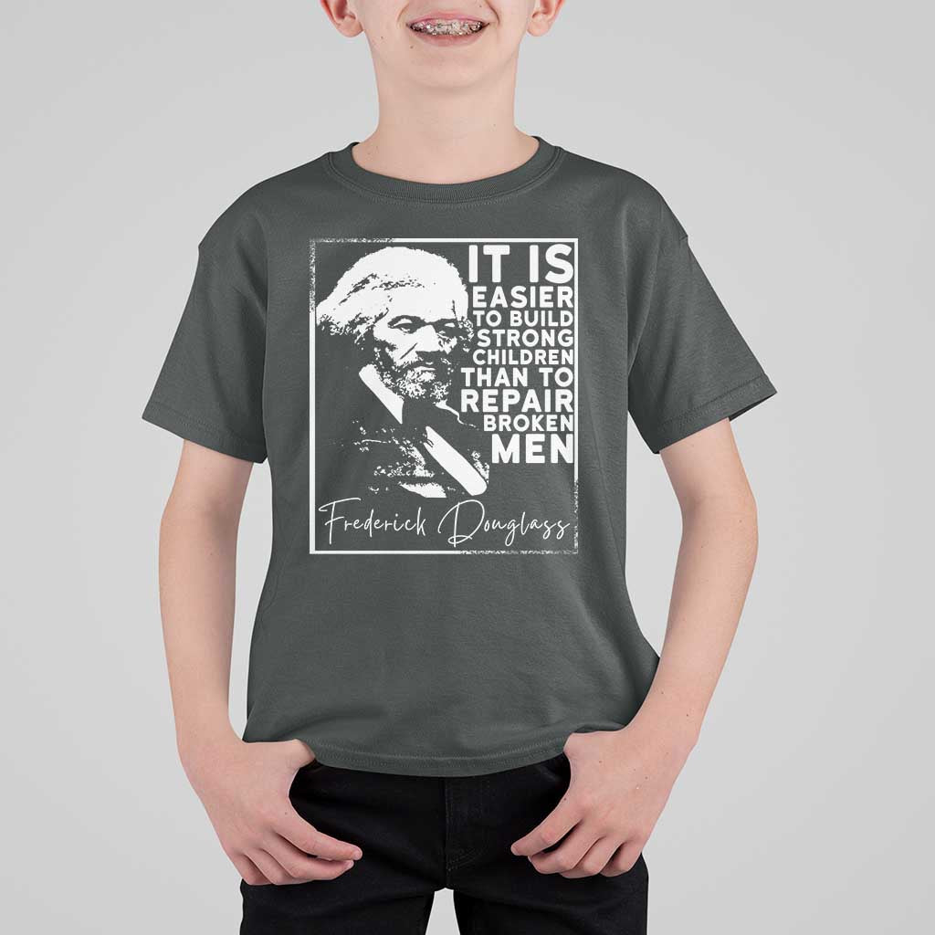 Frederick Douglass Quote T Shirt For Kid Black History Month - Wonder Print Shop