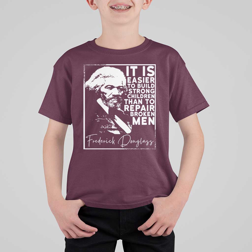 Frederick Douglass Quote T Shirt For Kid Black History Month - Wonder Print Shop