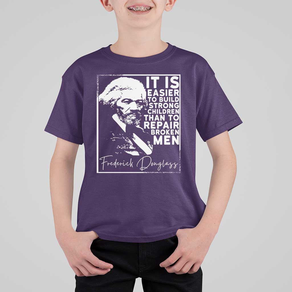 Frederick Douglass Quote T Shirt For Kid Black History Month - Wonder Print Shop