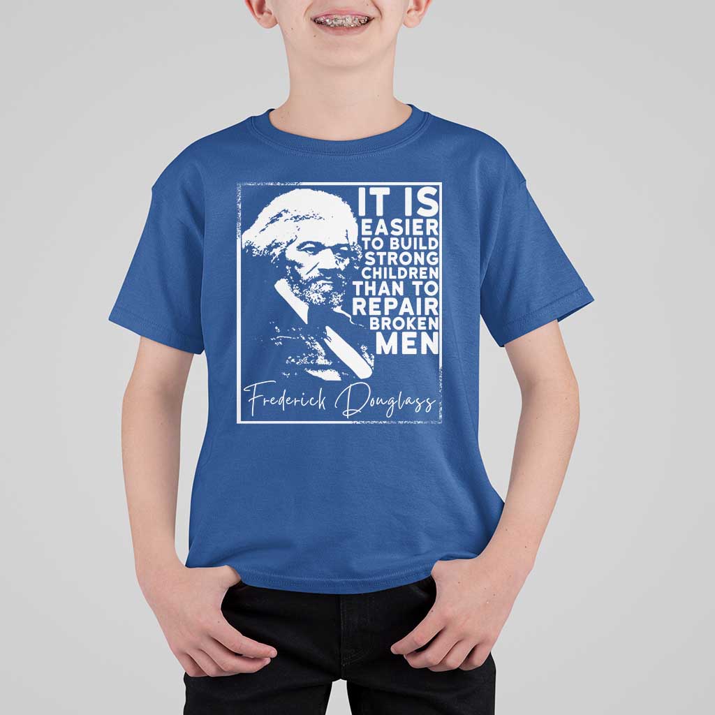 Frederick Douglass Quote T Shirt For Kid Black History Month - Wonder Print Shop
