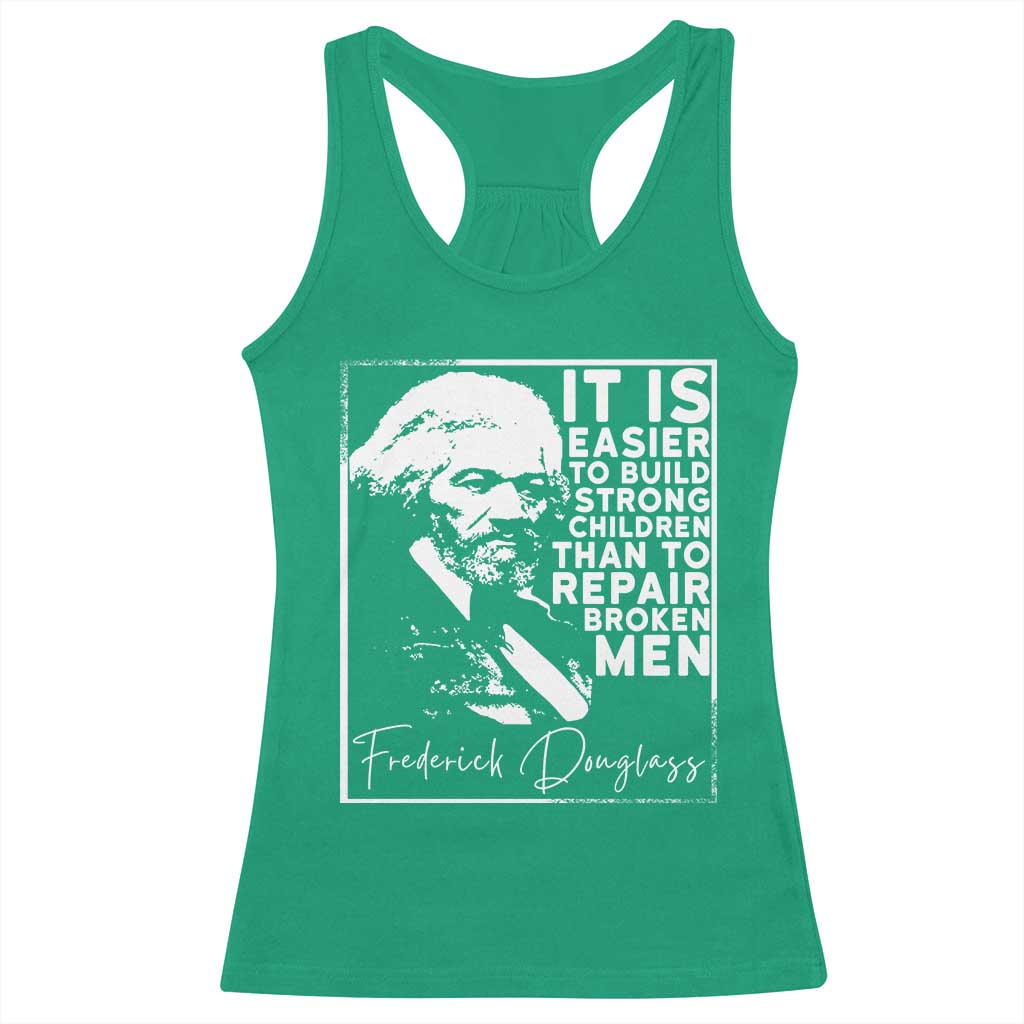 Frederick Douglass Quote Racerback Tank Top Black History Month - Wonder Print Shop