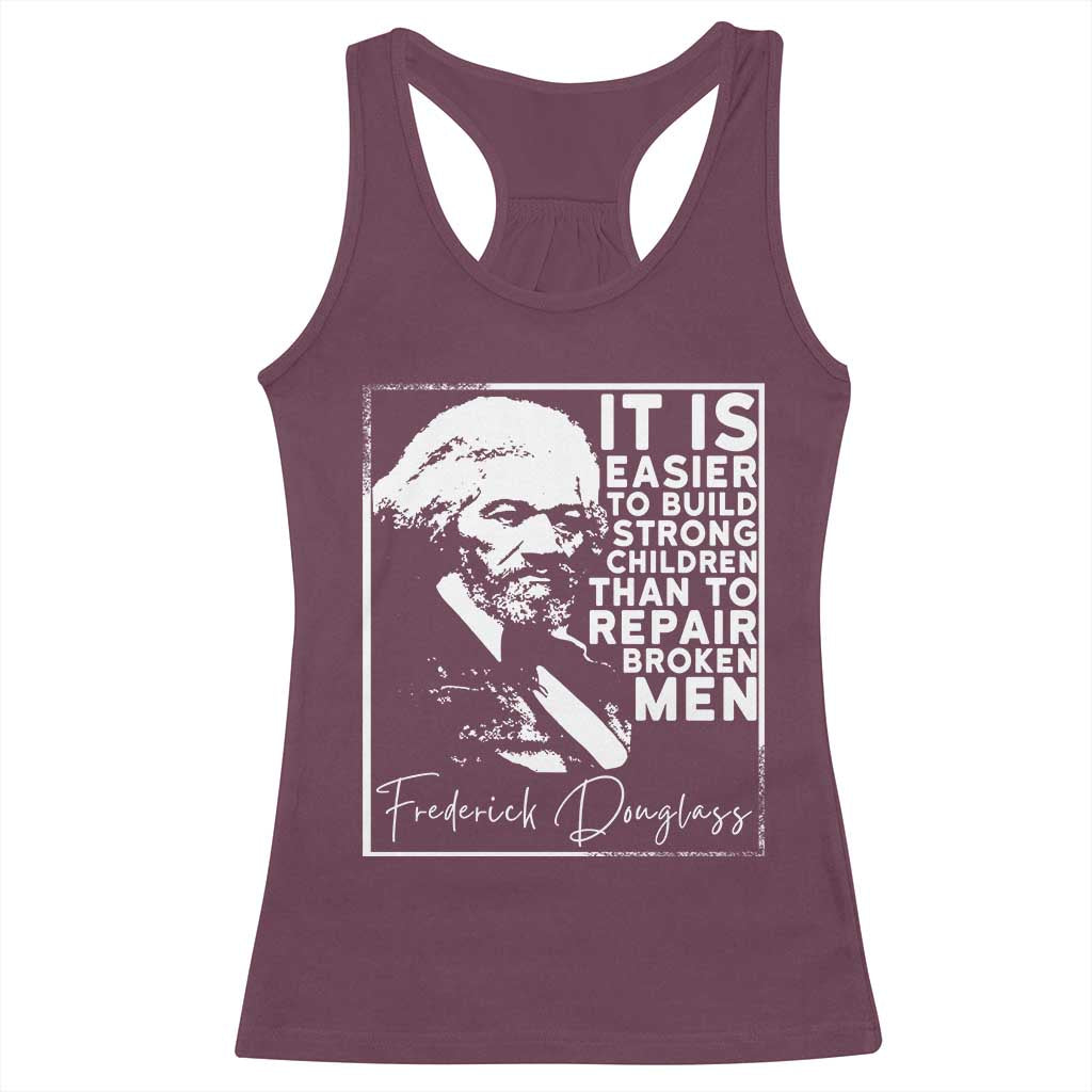 Frederick Douglass Quote Racerback Tank Top Black History Month - Wonder Print Shop