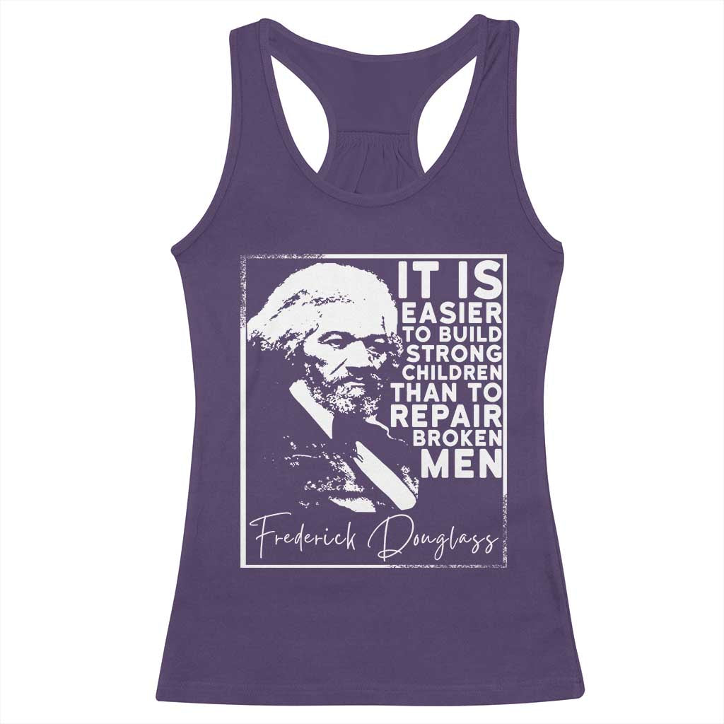 Frederick Douglass Quote Racerback Tank Top Black History Month - Wonder Print Shop