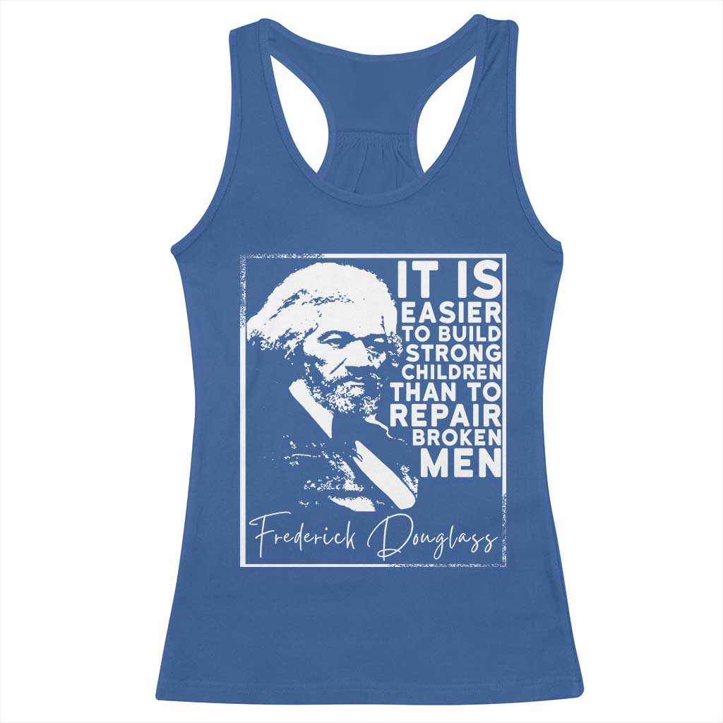 Frederick Douglass Quote Racerback Tank Top Black History Month - Wonder Print Shop