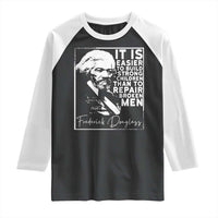 Frederick Douglass Quote Raglan Shirt Black History Month - Wonder Print Shop
