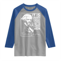 Frederick Douglass Quote Raglan Shirt Black History Month - Wonder Print Shop