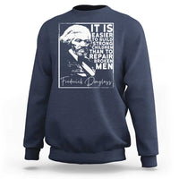 Frederick Douglass Quote Sweatshirt Black History Month - Wonder Print Shop