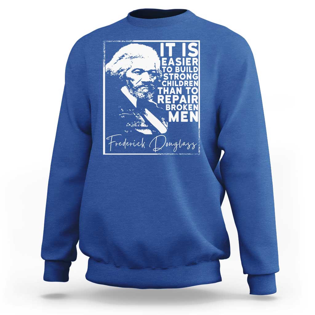 Frederick Douglass Quote Sweatshirt Black History Month - Wonder Print Shop
