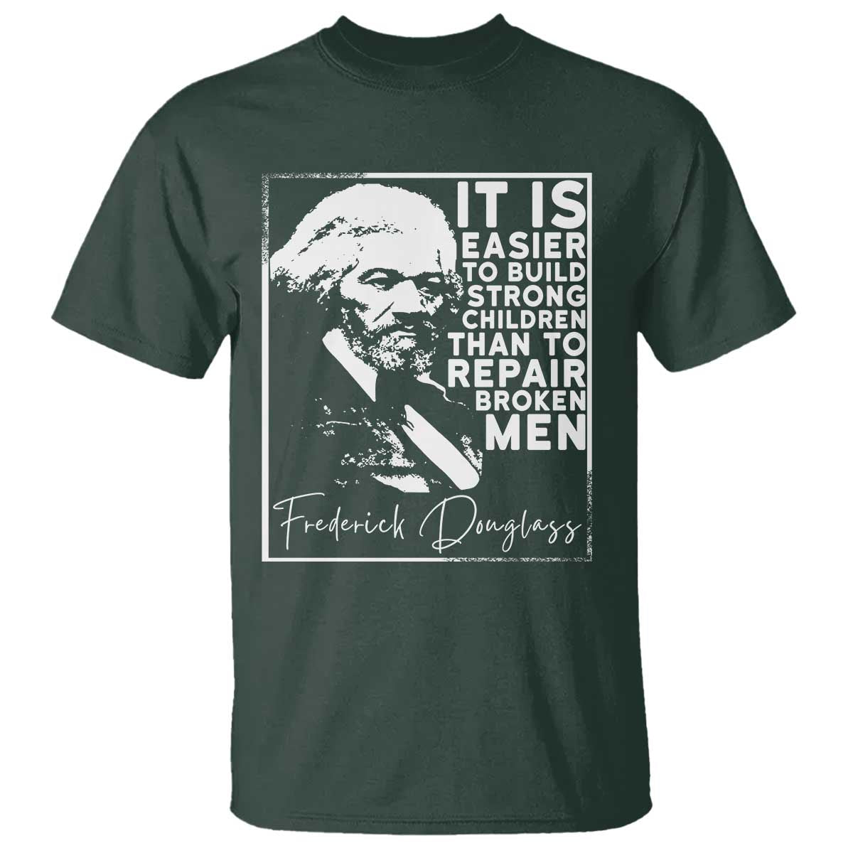 Frederick Douglass Quote T Shirt Black History Month - Wonder Print Shop
