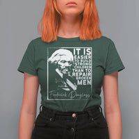 Frederick Douglass Quote T Shirt For Women Black History Month - Wonder Print Shop
