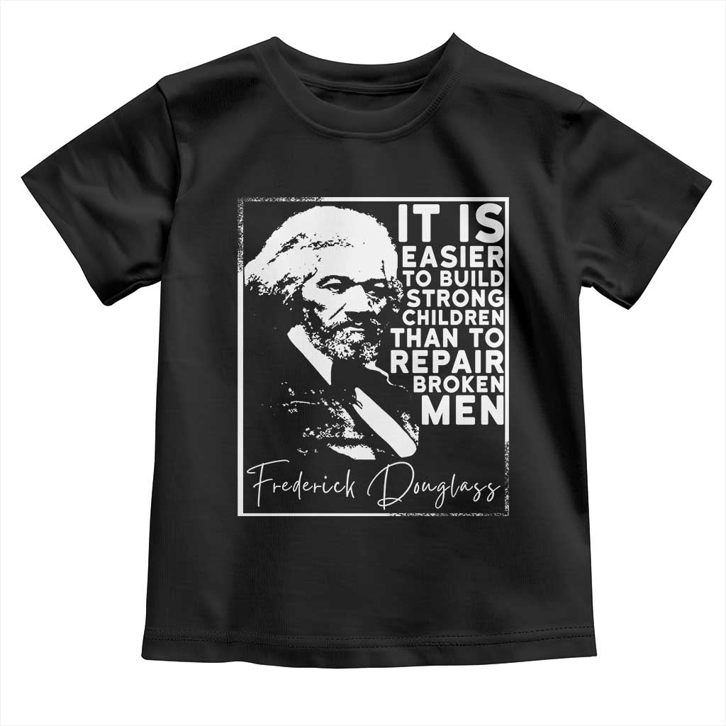 Frederick Douglass Quote Toddler T Shirt Black History Month - Wonder Print Shop