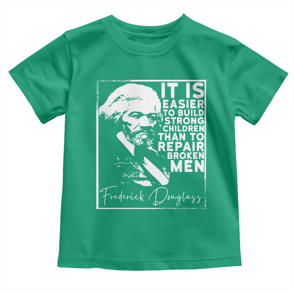 Frederick Douglass Quote Toddler T Shirt Black History Month - Wonder Print Shop