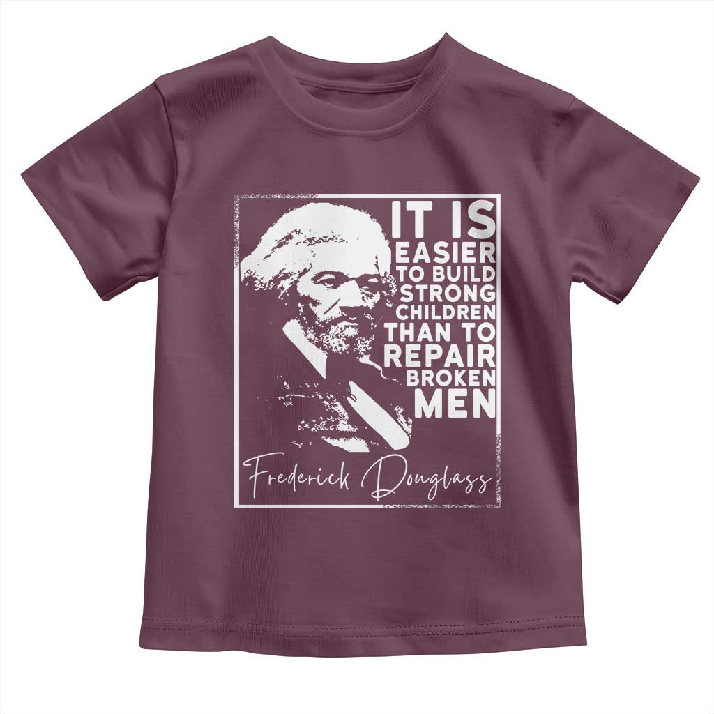 Frederick Douglass Quote Toddler T Shirt Black History Month - Wonder Print Shop