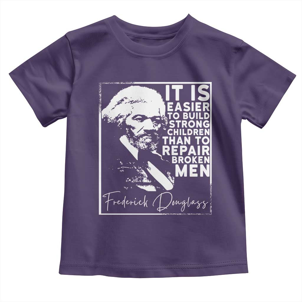 Frederick Douglass Quote Toddler T Shirt Black History Month - Wonder Print Shop