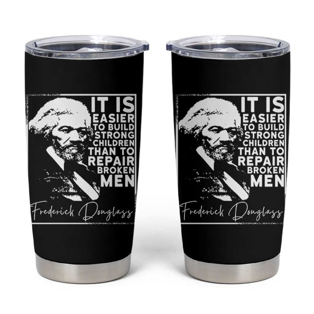 Frederick Douglass Quote Tumbler Cup Black History Month - Wonder Print Shop