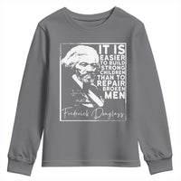 Frederick Douglass Quote Youth Sweatshirt Black History Month - Wonder Print Shop