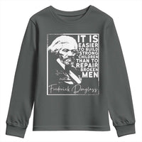 Frederick Douglass Quote Youth Sweatshirt Black History Month - Wonder Print Shop