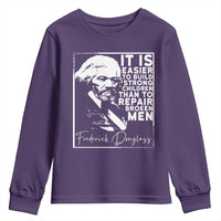 Frederick Douglass Quote Youth Sweatshirt Black History Month - Wonder Print Shop