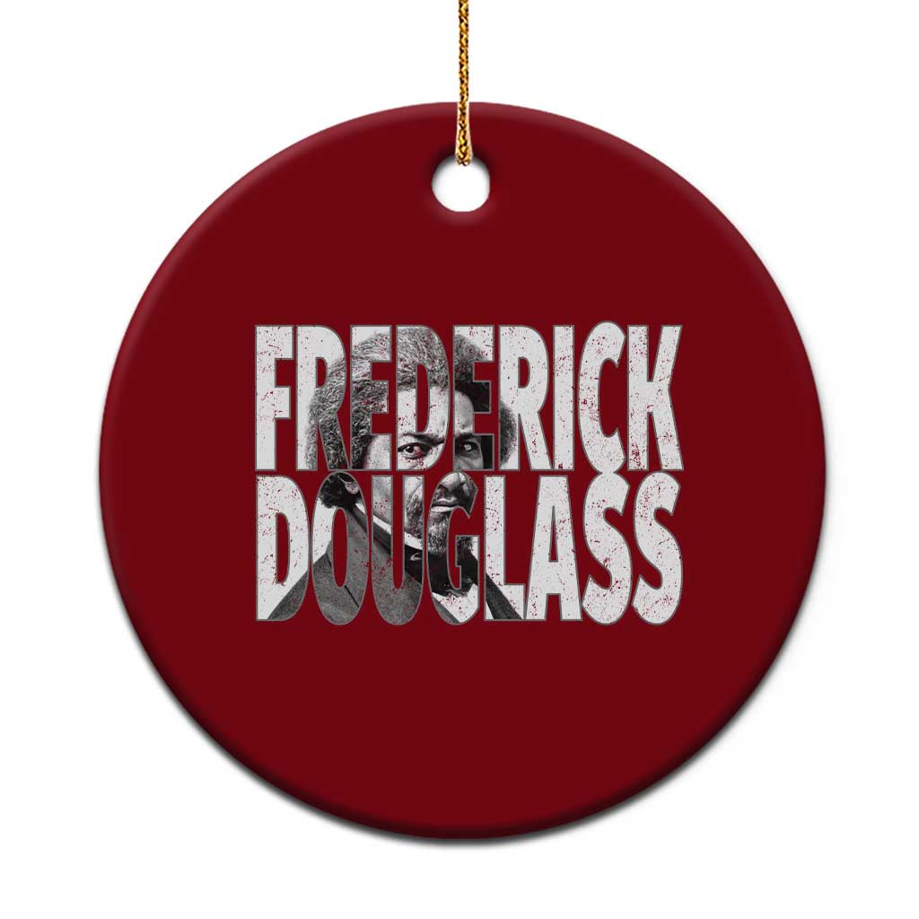 Frederick Douglass Ceramic Ornament Black History Month - Wonder Print Shop