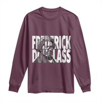 Frederick Douglass Long Sleeve Shirt Black History Month - Wonder Print Shop