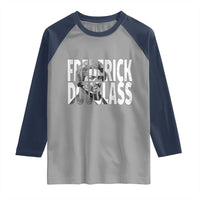 Frederick Douglass Raglan Shirt Black History Month - Wonder Print Shop