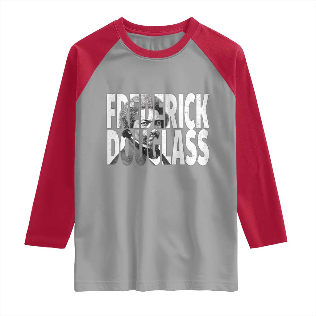 Frederick Douglass Raglan Shirt Black History Month - Wonder Print Shop