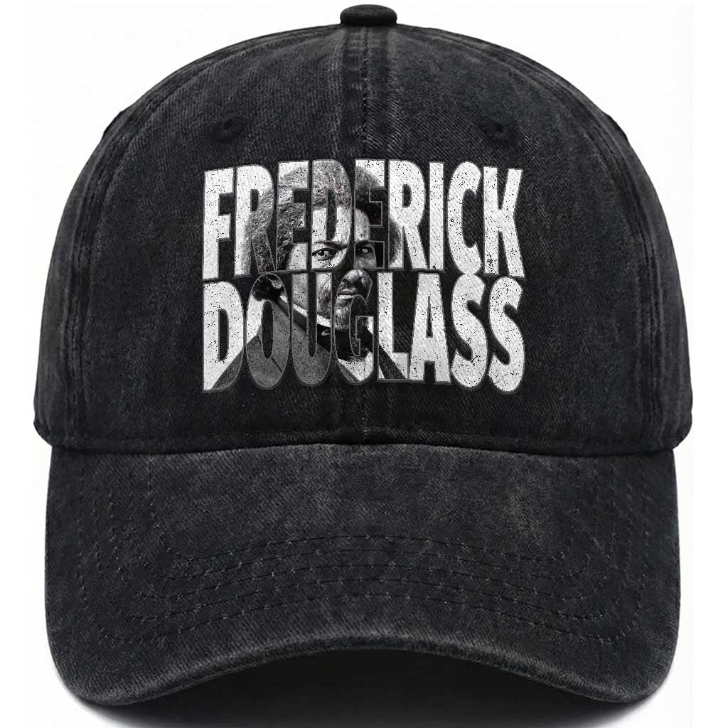 Frederick Douglass Washed Cotton Baseball Cap Black History Month