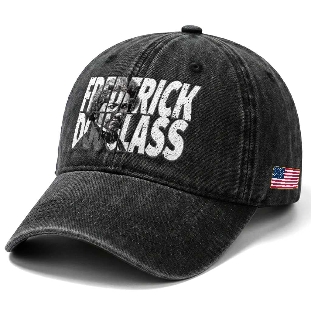 Frederick Douglass Washed Cotton Baseball Cap Black History Month
