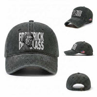 Frederick Douglass Washed Cotton Baseball Cap Black History Month