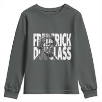 Frederick Douglass Youth Sweatshirt Black History Month - Wonder Print Shop