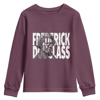 Frederick Douglass Youth Sweatshirt Black History Month - Wonder Print Shop