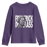 Frederick Douglass Youth Sweatshirt Black History Month - Wonder Print Shop