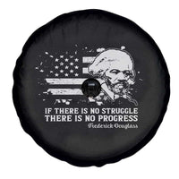 Frederick Douglass Quote Spare Tire Cover Is There Is No Struggle There Is No Progress - Wonder Print Shop