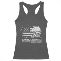 Frederick Douglass Quote Racerback Tank Top Is There Is No Struggle There Is No Progress - Wonder Print Shop