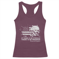 Frederick Douglass Quote Racerback Tank Top Is There Is No Struggle There Is No Progress - Wonder Print Shop