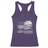 Frederick Douglass Quote Racerback Tank Top Is There Is No Struggle There Is No Progress - Wonder Print Shop