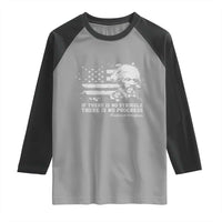 Frederick Douglass Quote Raglan Shirt Is There Is No Struggle There Is No Progress - Wonder Print Shop