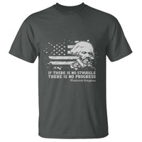 Frederick Douglass Quote T Shirt Is There Is No Struggle There Is No Progress - Wonder Print Shop