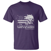 Frederick Douglass Quote T Shirt Is There Is No Struggle There Is No Progress - Wonder Print Shop
