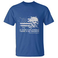 Frederick Douglass Quote T Shirt Is There Is No Struggle There Is No Progress - Wonder Print Shop