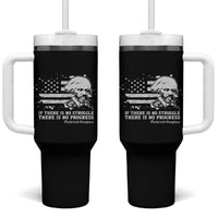 Frederick Douglass Quote Tumbler With Handle Is There Is No Struggle There Is No Progress - Wonder Print Shop