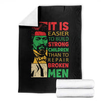 Frederick Douglass Pride Quote Throw Blanket Black History Month - Wonder Print Shop